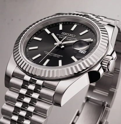 Seiko Mod | DateJust Black