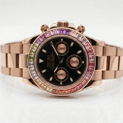 Seiko Mod | Daytona Rose Rainbow