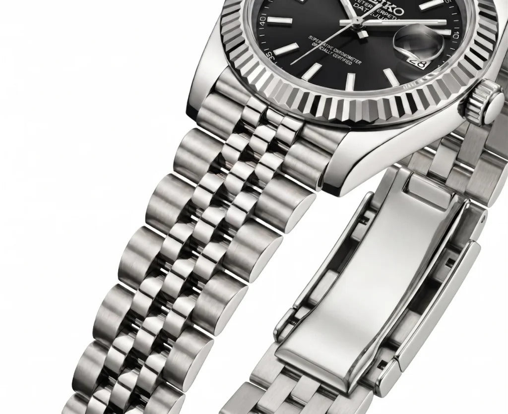 Seiko Mod | DateJust Black