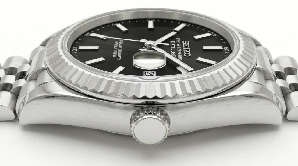 Seiko Mod | DateJust Black