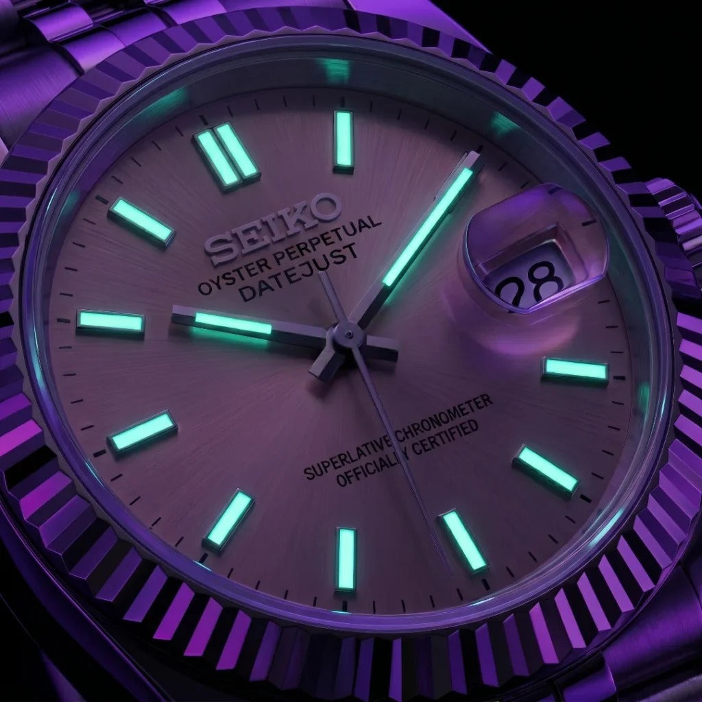 Seiko Mod | DateJust Pink