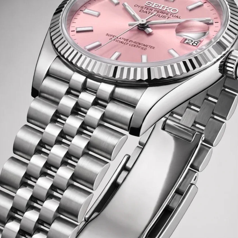 Seiko Mod | DateJust Pink