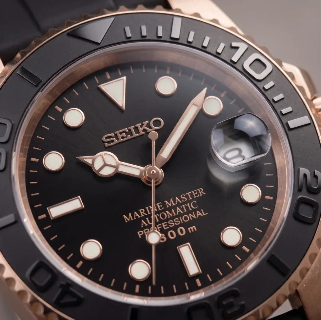 Seiko Mod | Rubber Rose Yacht Master