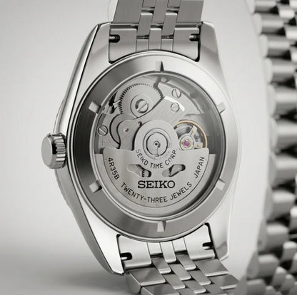 Seiko Mod | DateJust Black Arabic v2