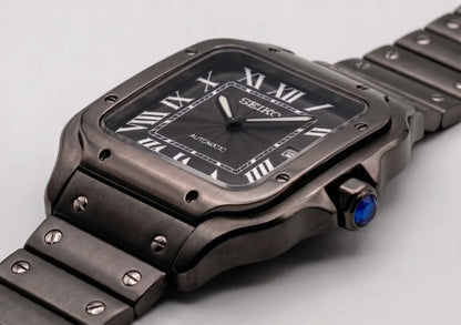 Seiko Mod | Santos Black Stealth
