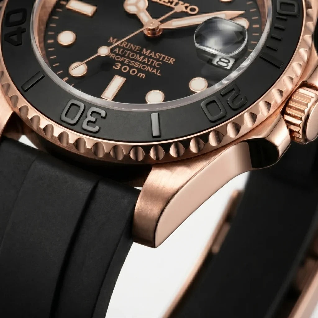 Seiko Mod | Rubber Rose Yacht Master