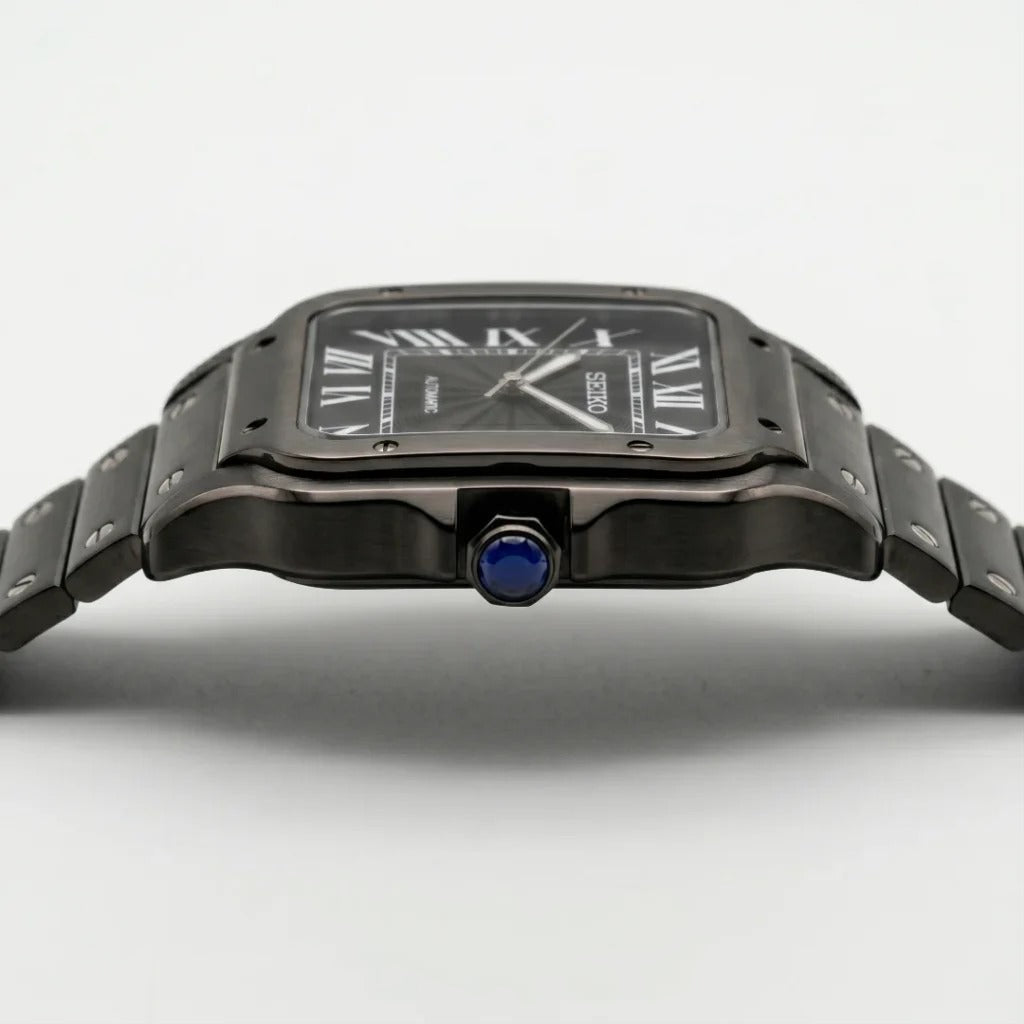 Seiko Mod | Santos Black Stealth