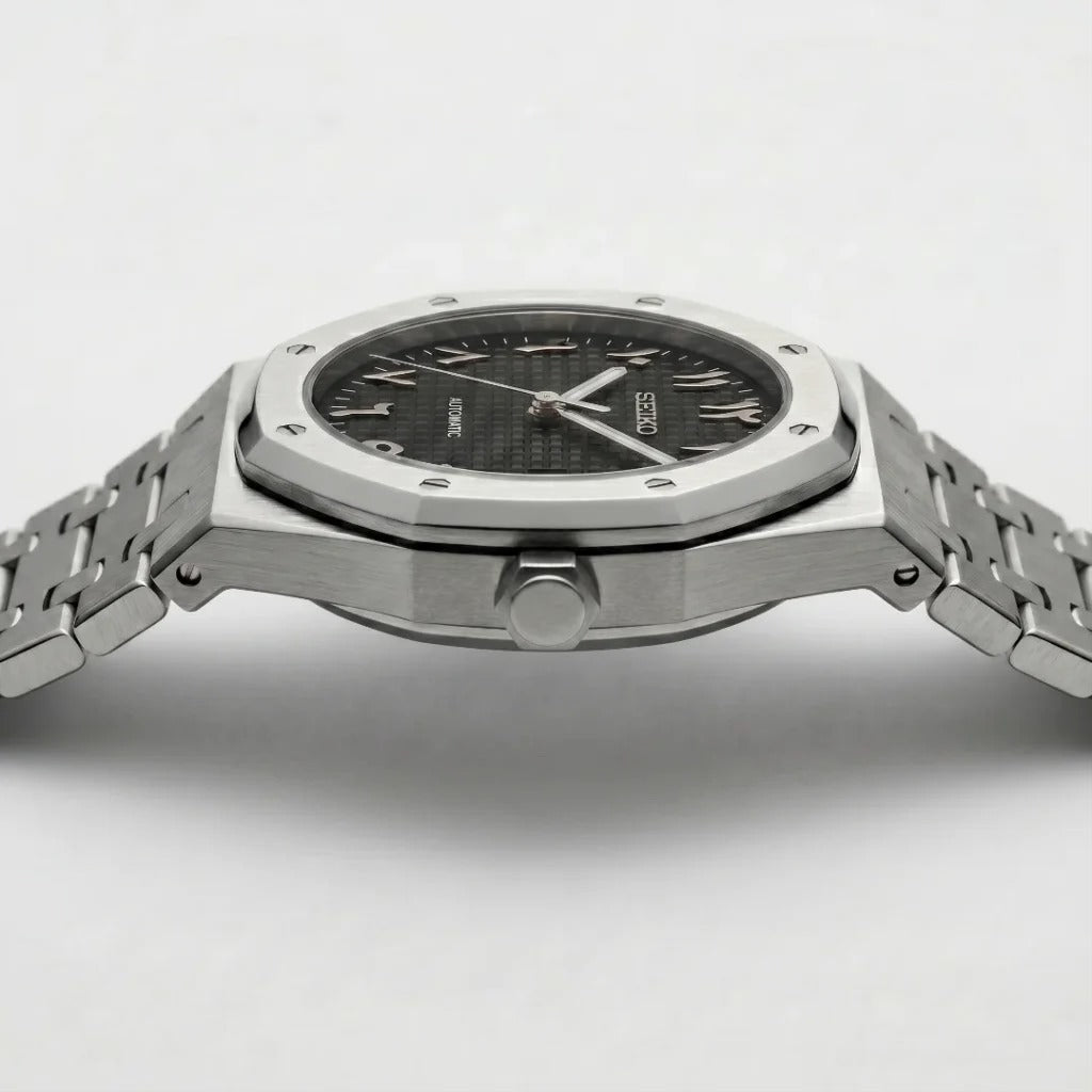 Seiko Mod | Royal Oak Black Arabic