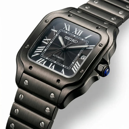 Seiko Mod | Santos Black Stealth