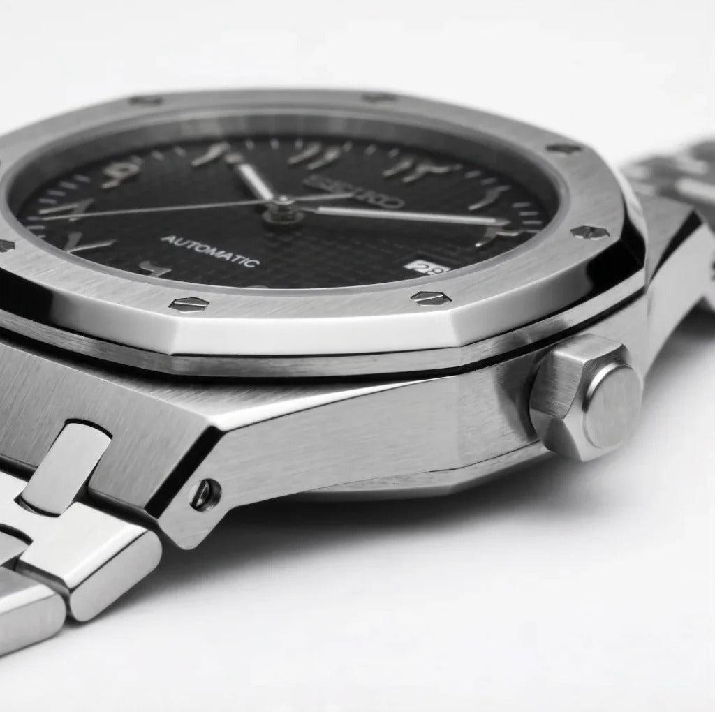 Seiko Mod | Royal Oak Black Arabic