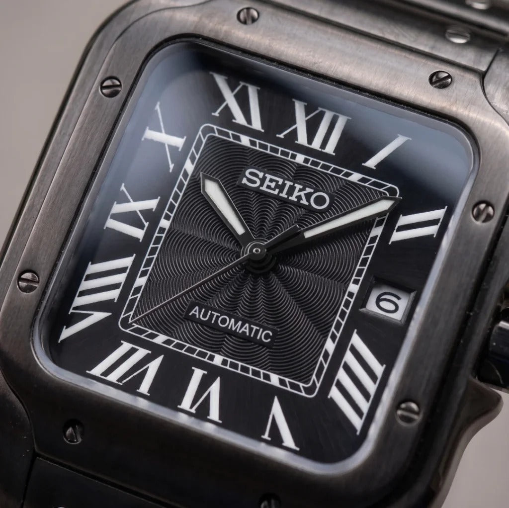 Seiko Mod | Santos Black Stealth