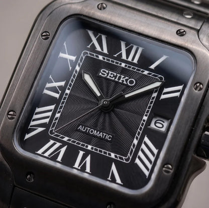 Seiko Mod | Santos Black Stealth