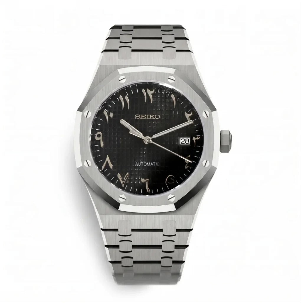 Seiko Mod | Royal Oak Black Arabic