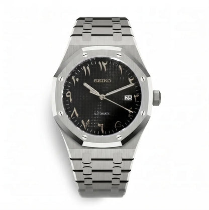 Seiko Mod | Royal Oak Black Arabic