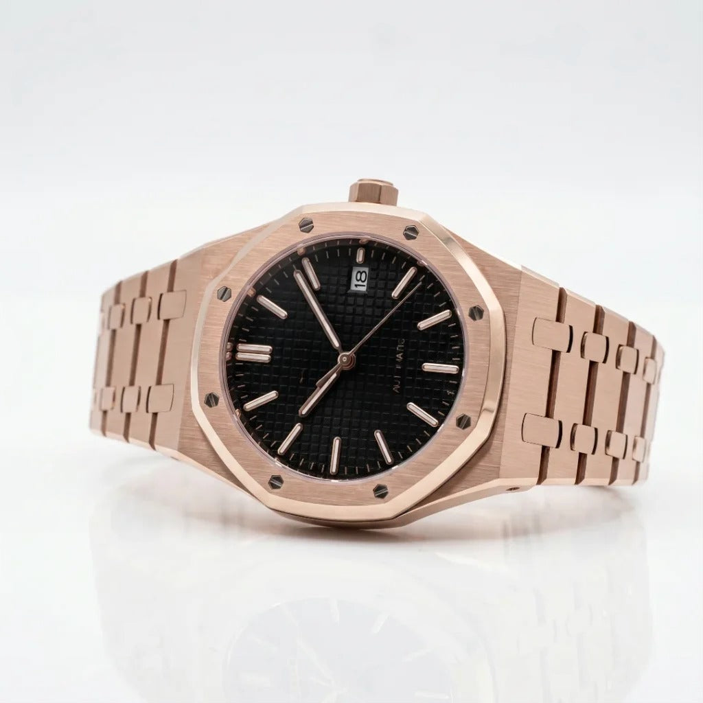 Seiko Mod | Royal Oak Rose Black