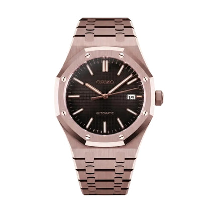 Seiko Mod | Royal Oak Rose Black