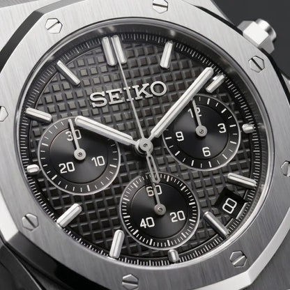 Seiko Mod | Royal Oak Black Chrono