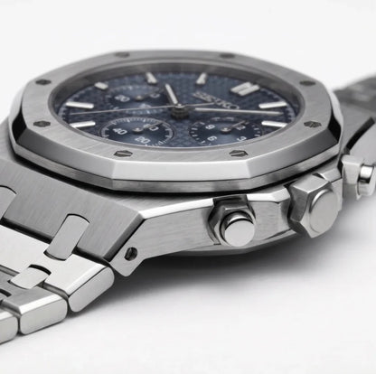 Seiko Mod | Royal Oak Blue Chrono