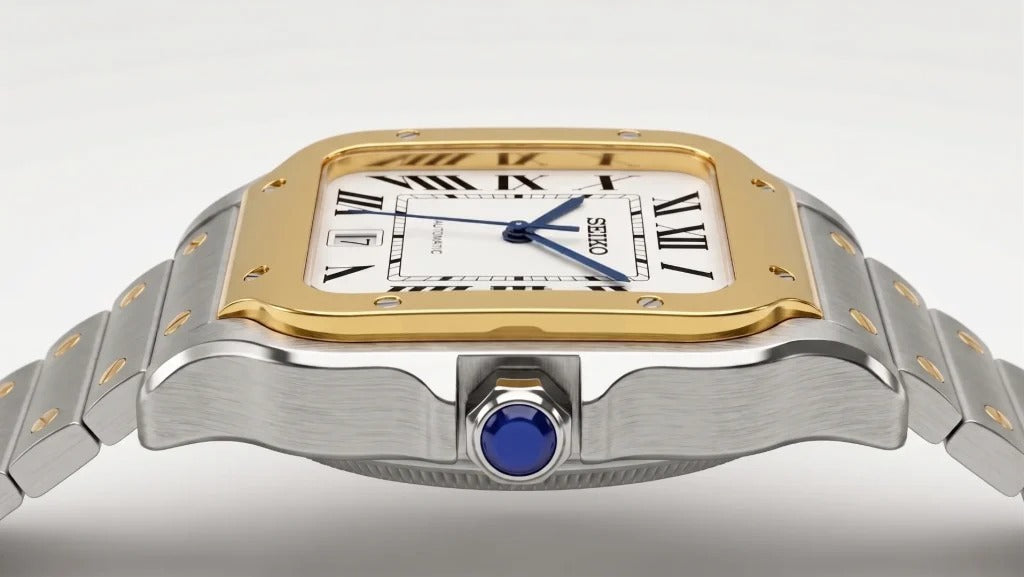 Seiko Mod | Santos Two Tone Gold