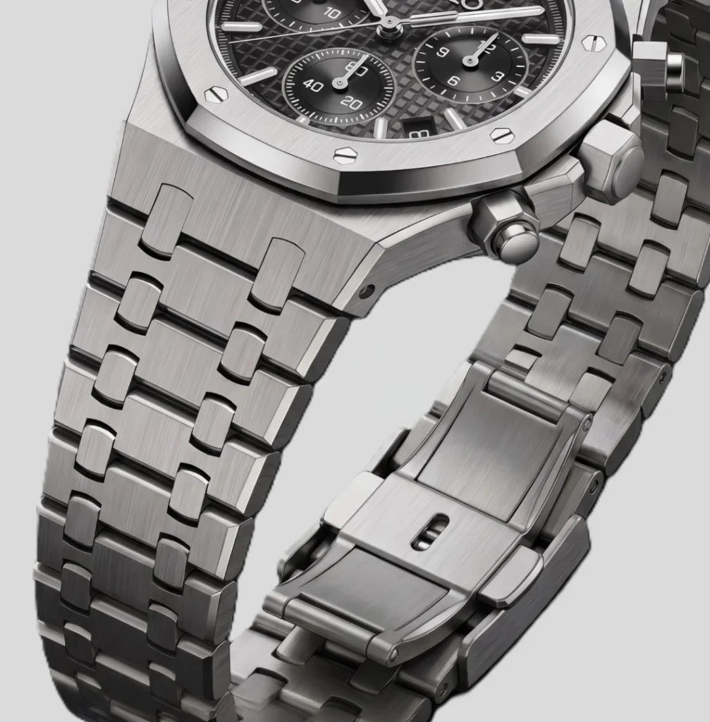 Seiko Mod | Royal Oak Black Chrono