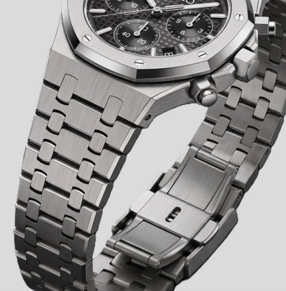 Seiko Mod | Royal Oak Black Chrono