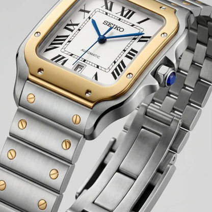 Seiko Mod | Santos Two Tone Gold