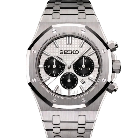 Royal Oak White Chrono