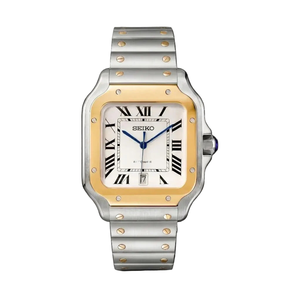Seiko Mod | Santos Two Tone Gold