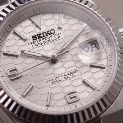 Seiko Mod | Land Dweller White