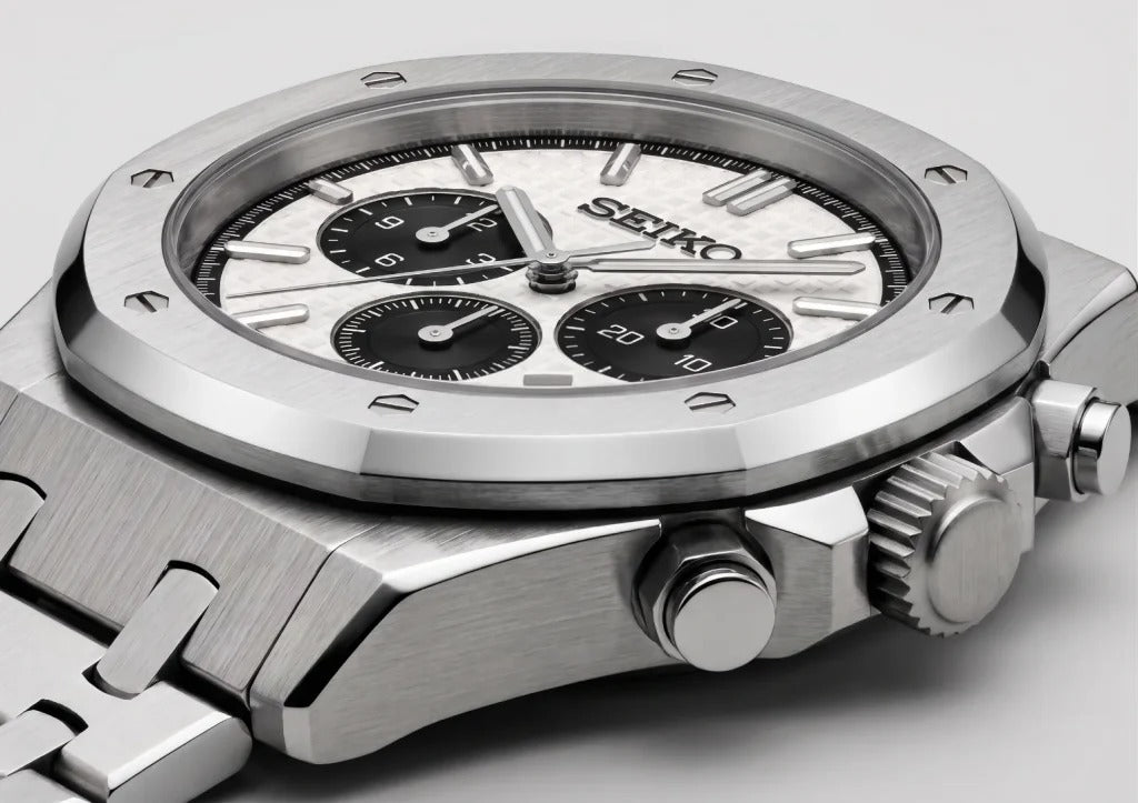 Seiko Mod | Royal Oak White Chrono