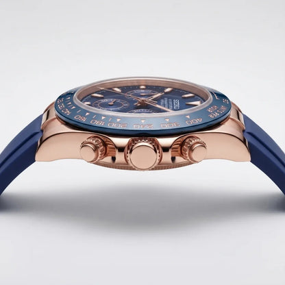 Seiko Mod | Rubber Daytona Rose Royal Blue