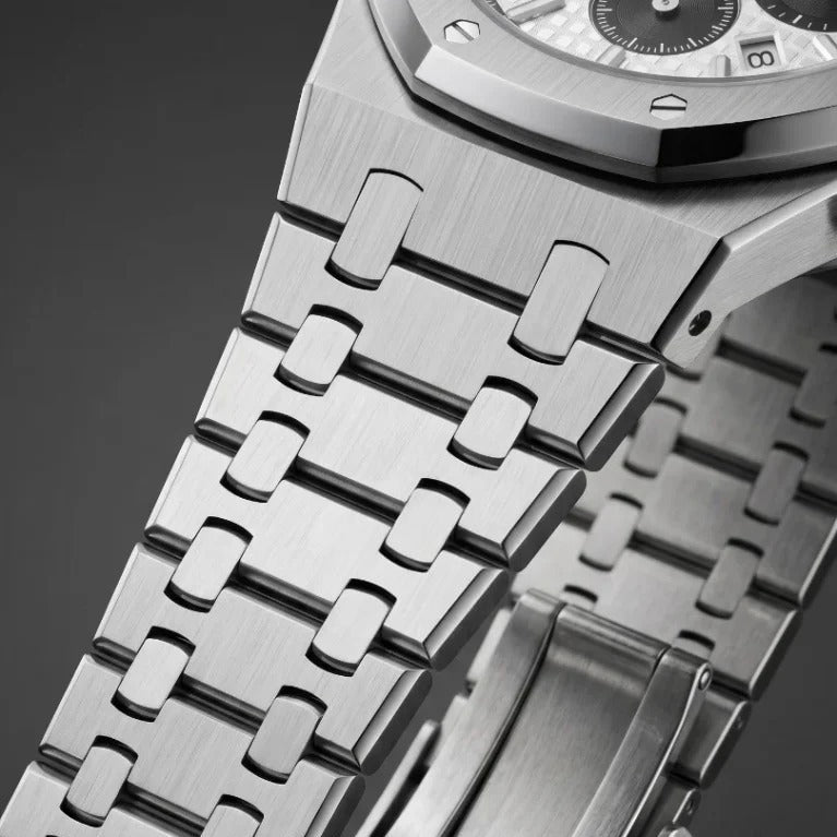 Seiko Mod | Royal Oak White Chrono