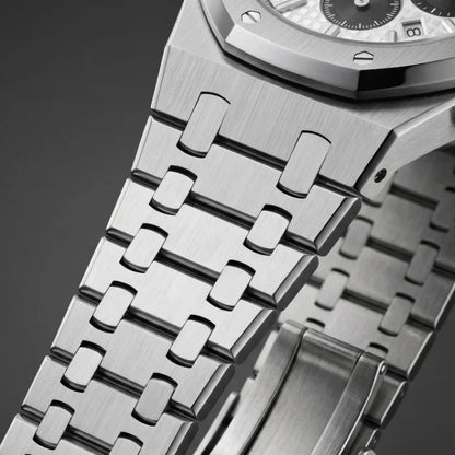 Seiko Mod | Royal Oak White Chrono