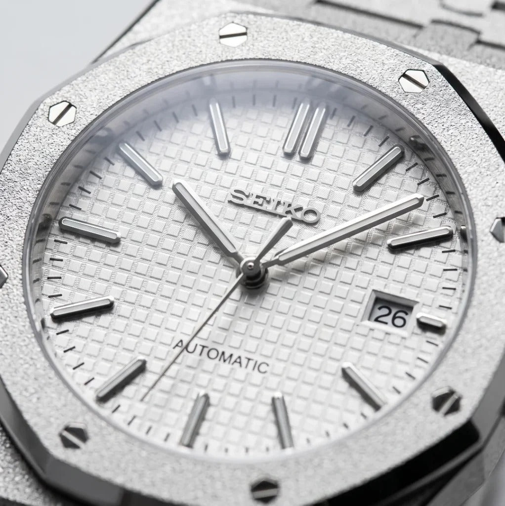 Seiko Mod | Royal Oak Iced White