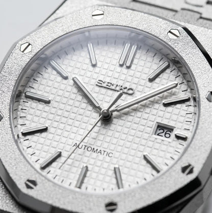 Seiko Mod | Royal Oak Iced White