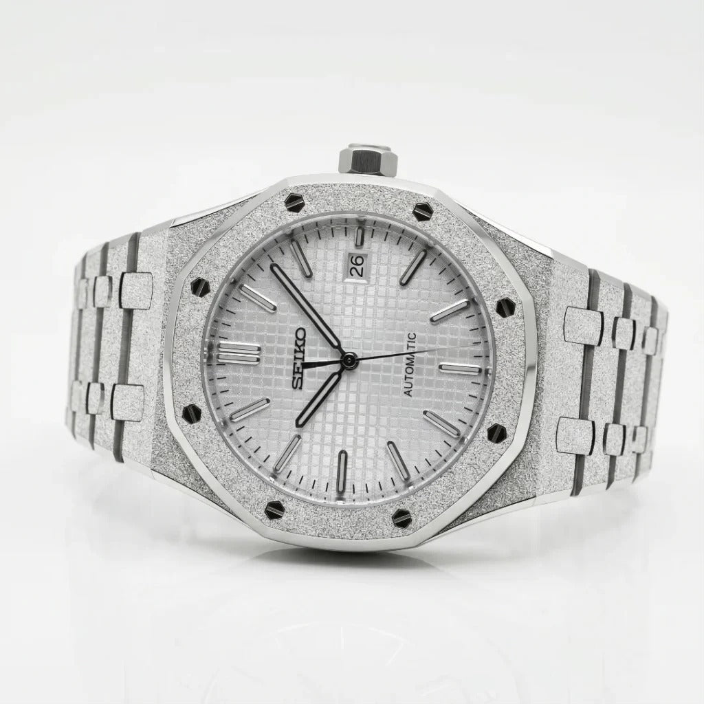 Seiko Mod | Royal Oak Iced White