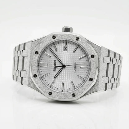 Seiko Mod | Royal Oak Iced White