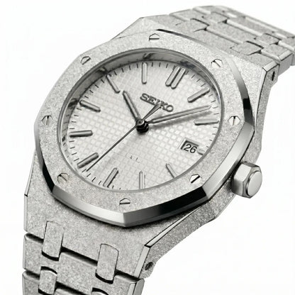Seiko Mod | Royal Oak Iced White