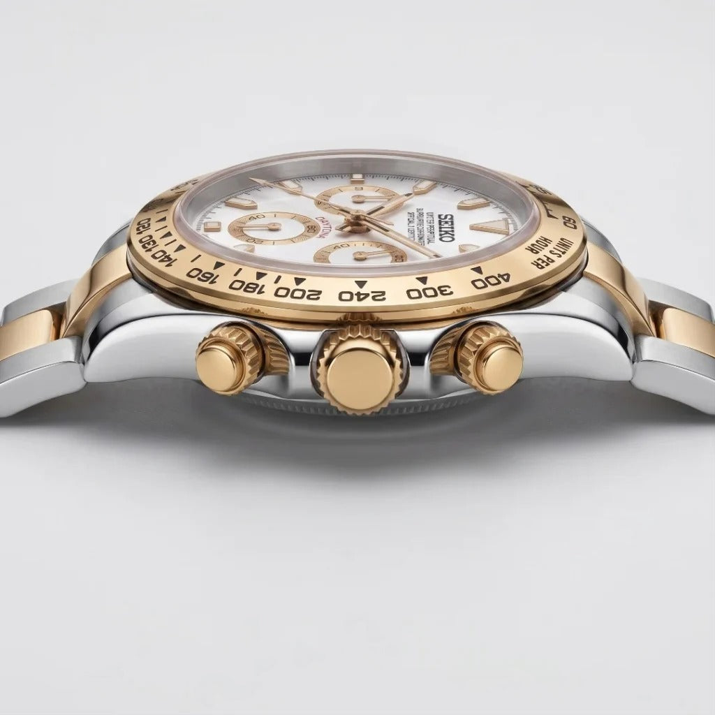 Seiko Mod | Daytona Two Tone White Gold