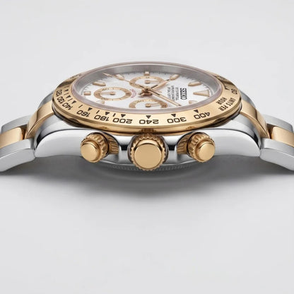 Seiko Mod | Daytona Two Tone White Gold