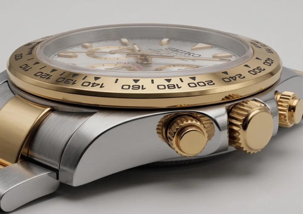 Seiko Mod | Daytona Two Tone White Gold