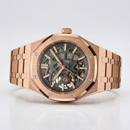 Seiko Mod | Royal Oak Skeleton Rose