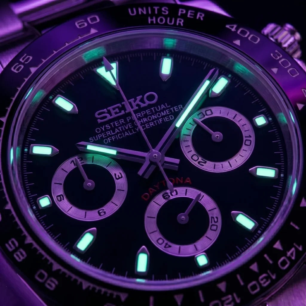 Seiko Mod | Daytona Black Panda