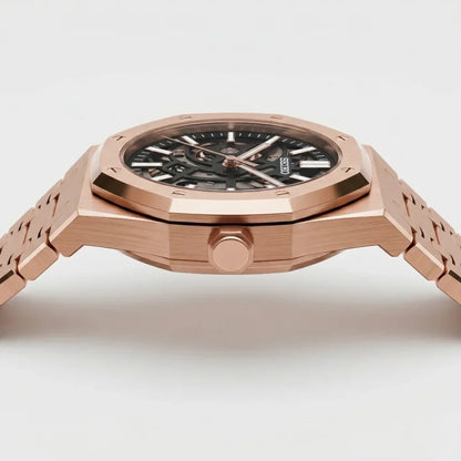 Seiko Mod | Royal Oak Skeleton Rose