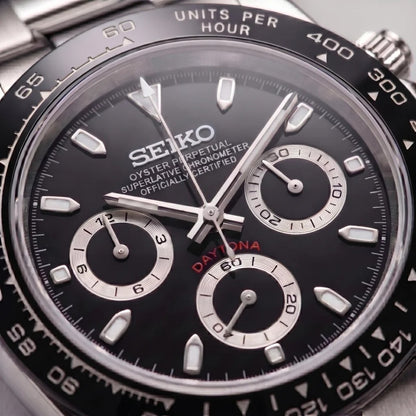 Seiko Mod | Daytona Black Panda