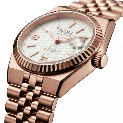 Seiko Mod | Land Dweller Rose White