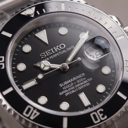 Seiko Mod | Black Submariner