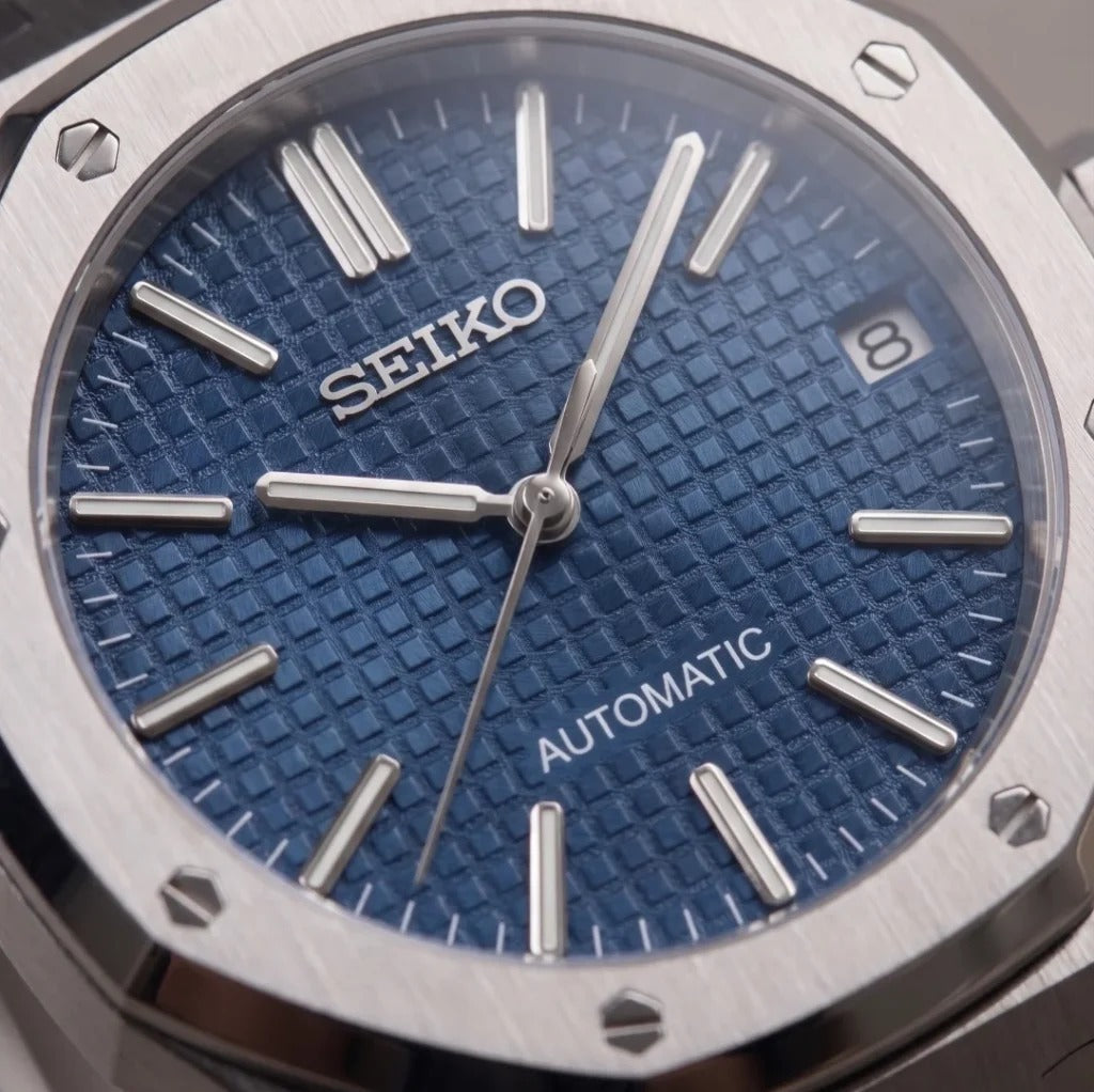 Seiko Mod | Royal Oak Blue