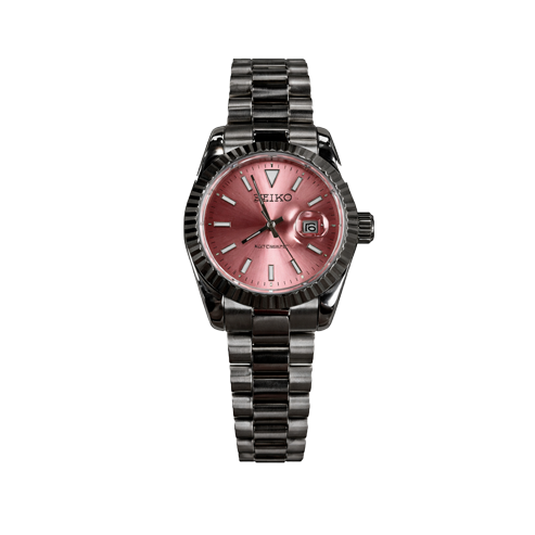 Pink Index Womens Watch