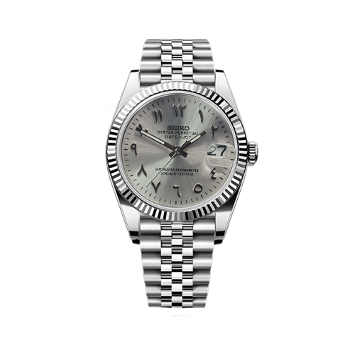 Platinum Arabic DateJust